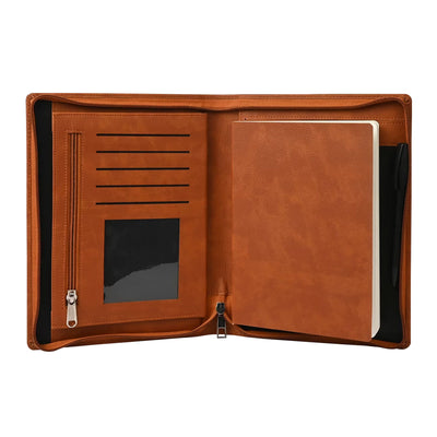 Scholar Vivant Folder Tan Notebook - A5 Ruled 3