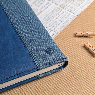 Scholar Zipper Blue Notebook - A5 Ruled 9