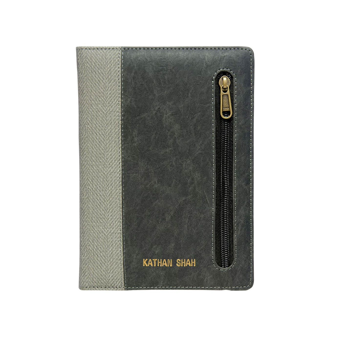 Scholar Zipper Grey Notebook - A5 Ruled 3