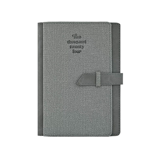Scholar Folio 2025 A5 Daily Planner – Grey