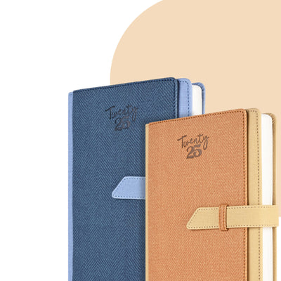 Scholar Folio 2025 A5 Daily Planner – Blue 3