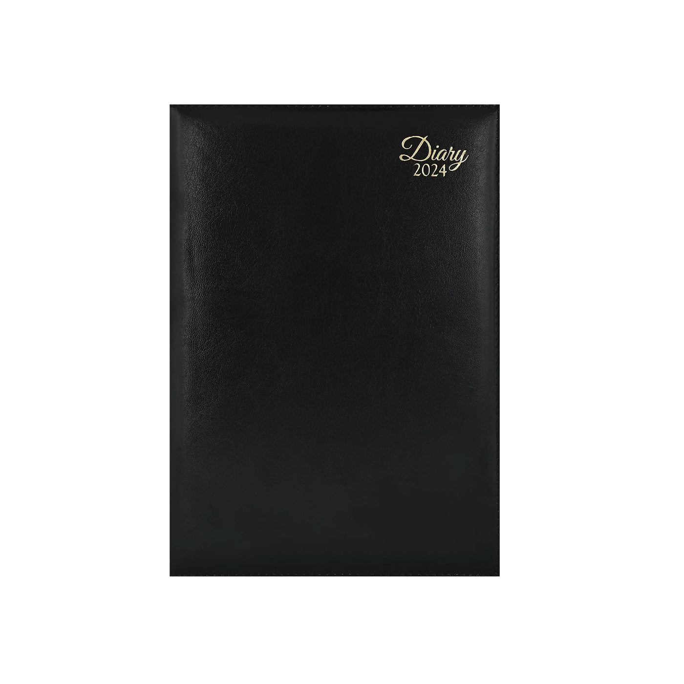 Scholar Leatherite 2024 A5 Daily Planner – Black 1