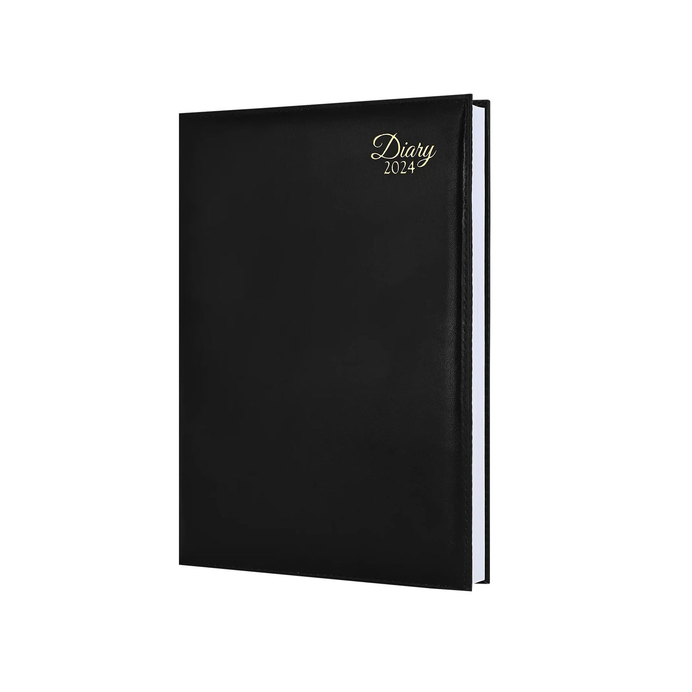 Scholar Leatherite 2024 A5 Daily Planner – Black 2