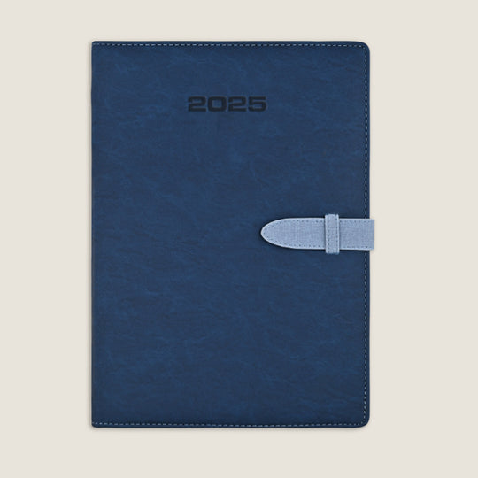 Scholar Legend 2025 A5 Daily Planner – Blue