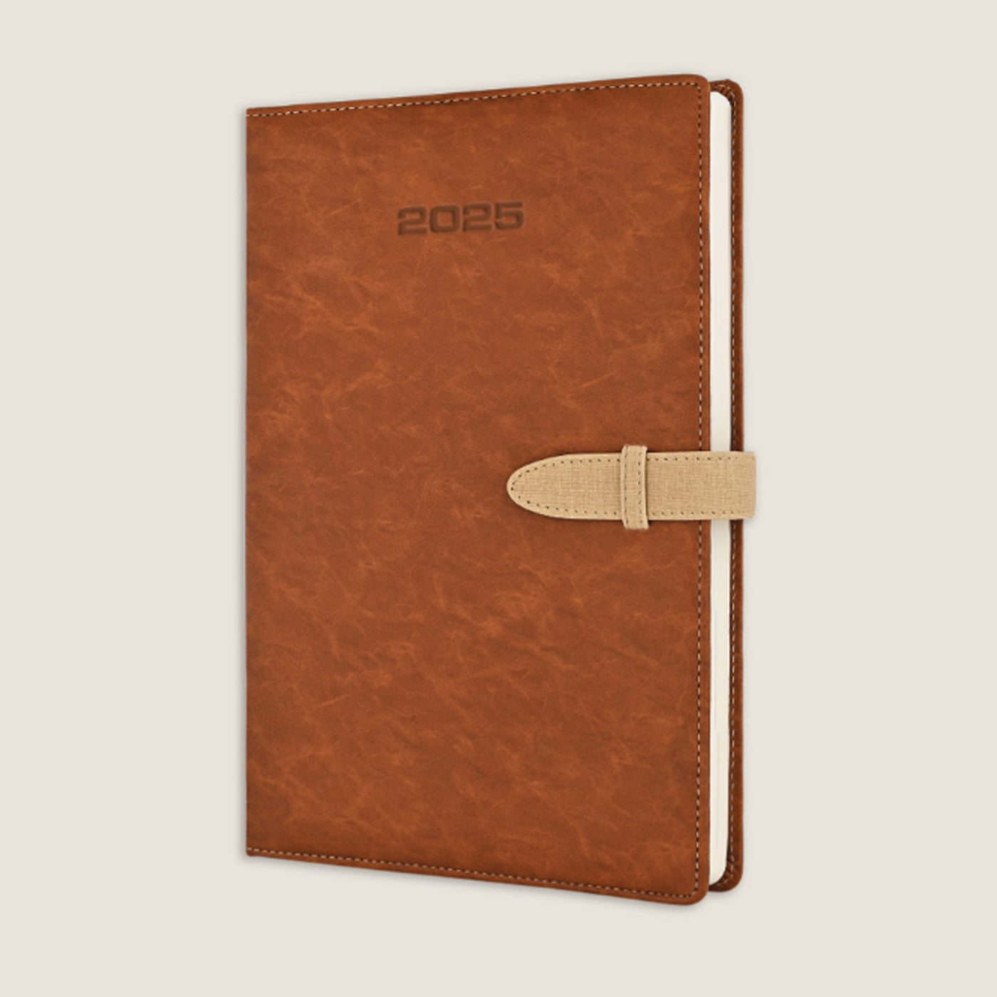 Scholar Legend 2025 A5 Daily Planner – Tan 2