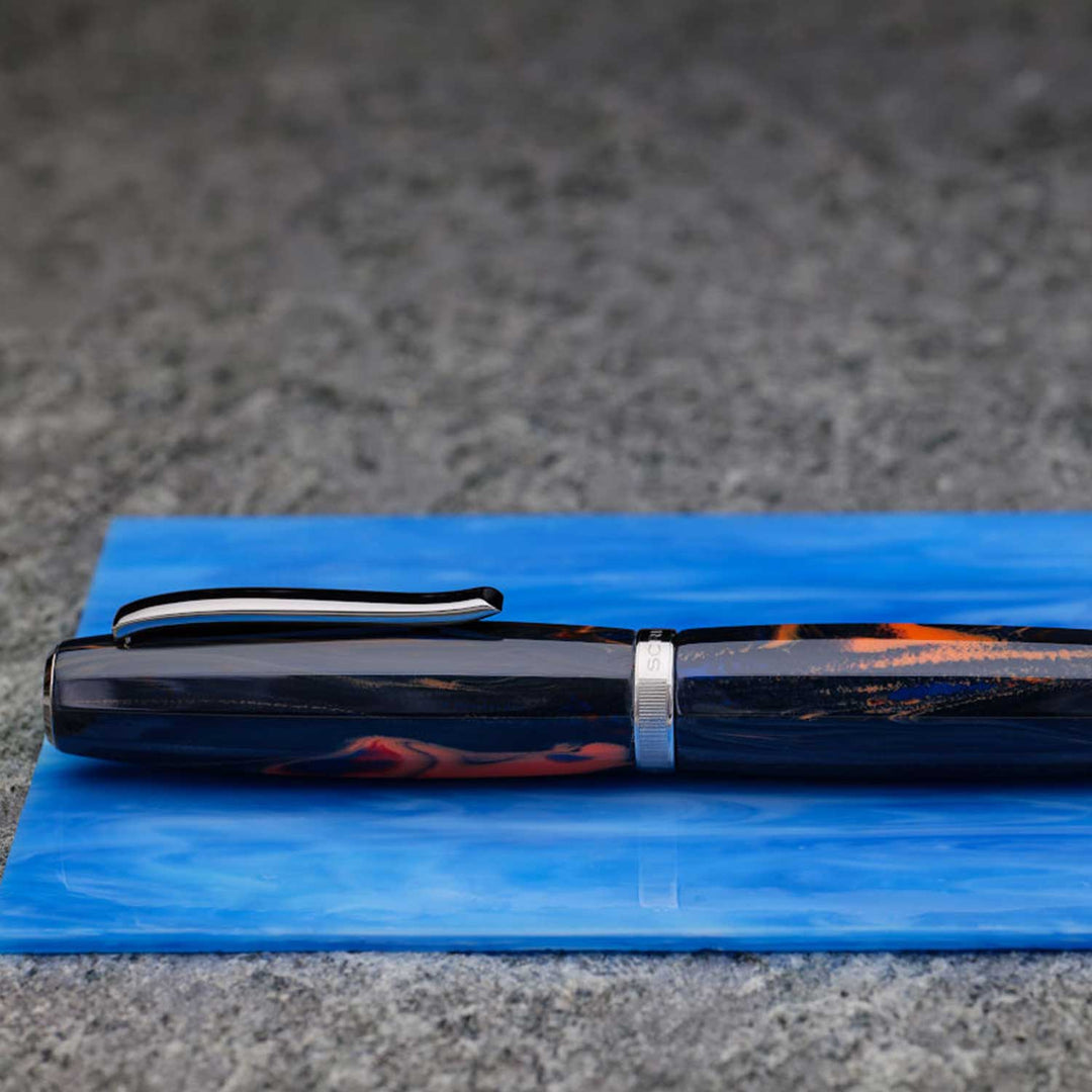 Scribo Feel Fountain Pen - Blu Califfo RT (Limited Edition) – Makoba