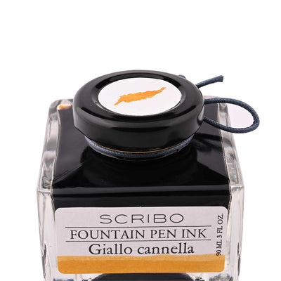 Scribo Giallo Cannella Ink Bottle Yellow 90ml 4