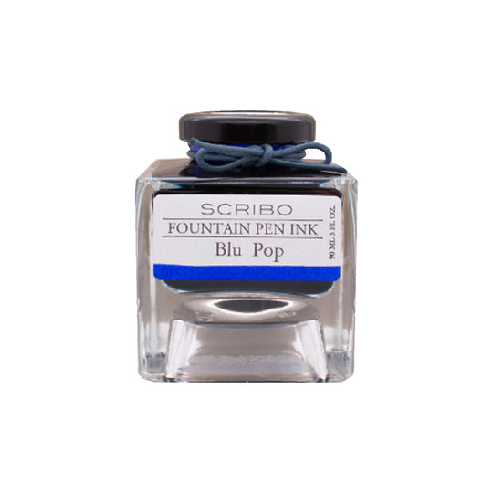 Scribo Blu Pop Ink Bottle, Blue  - 90ml