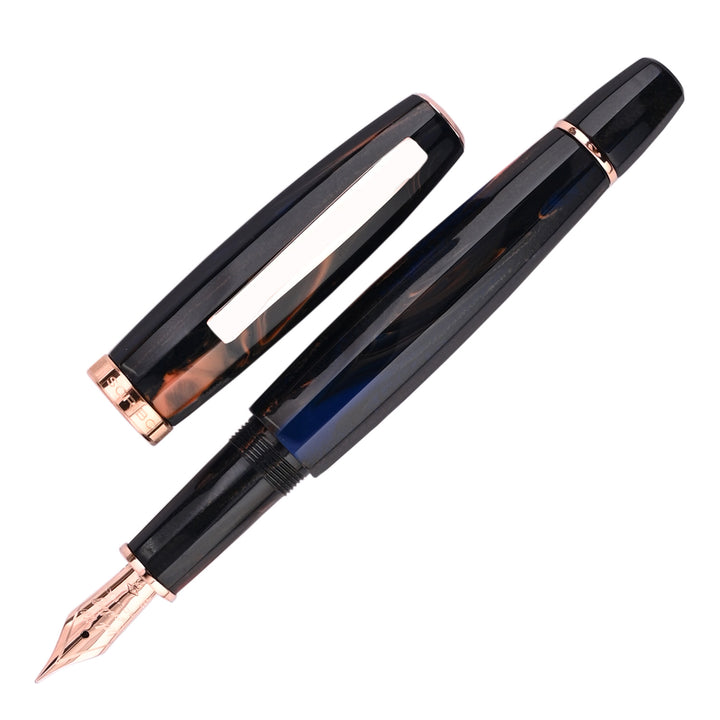 SCRIBO FEEL 万年筆 Blu Califfo EF Scribo Feel Fountain Pen - Blu Califfo RGT (Limited Edition) – Makoba