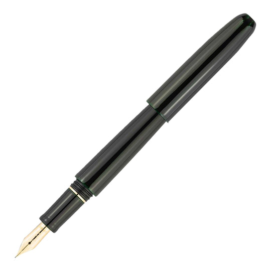 Scribo Piuma Tamenuri 14K Fountain Pen - Hane Kuro & Gold (Limited Edition)