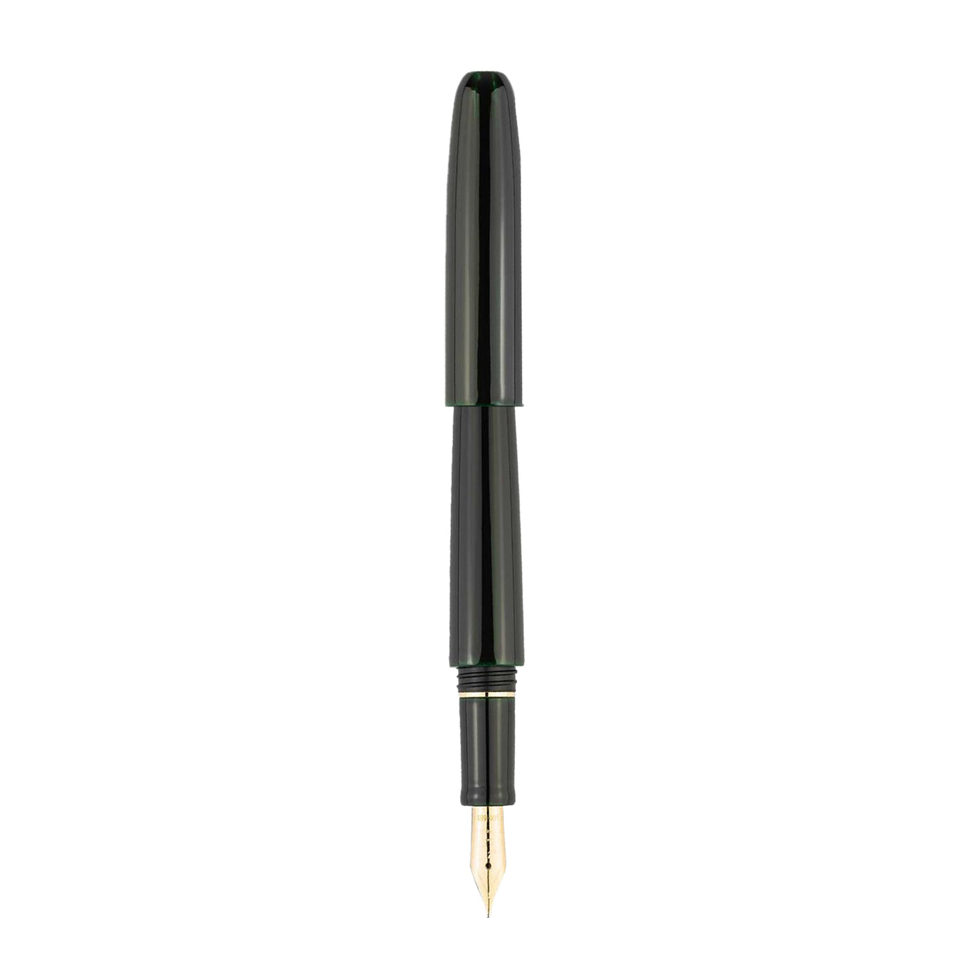 Scribo Piuma Tamenuri 14K Fountain Pen - Hane Kuro & Gold (Limited Edition)