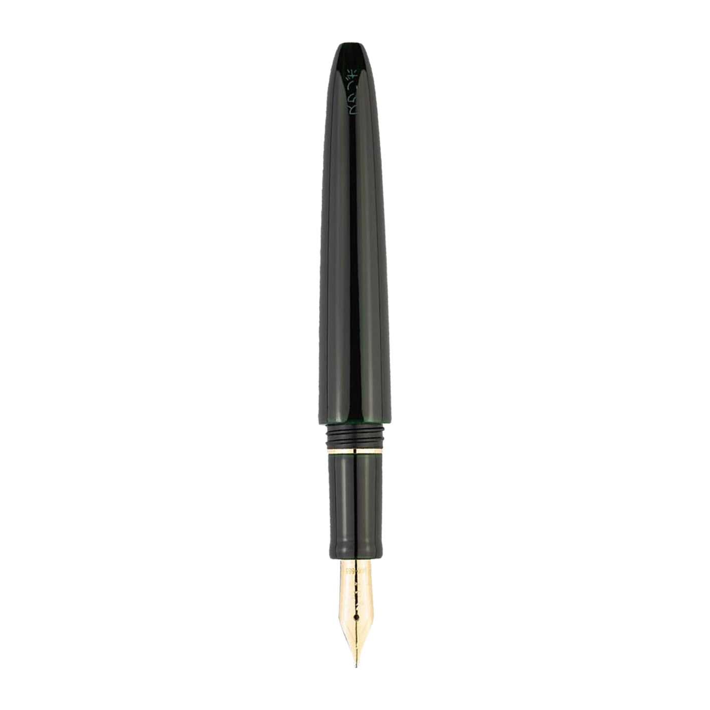 Scribo Piuma Tamenuri 14K Fountain Pen - Hane Kuro & Gold (Limited Edition)