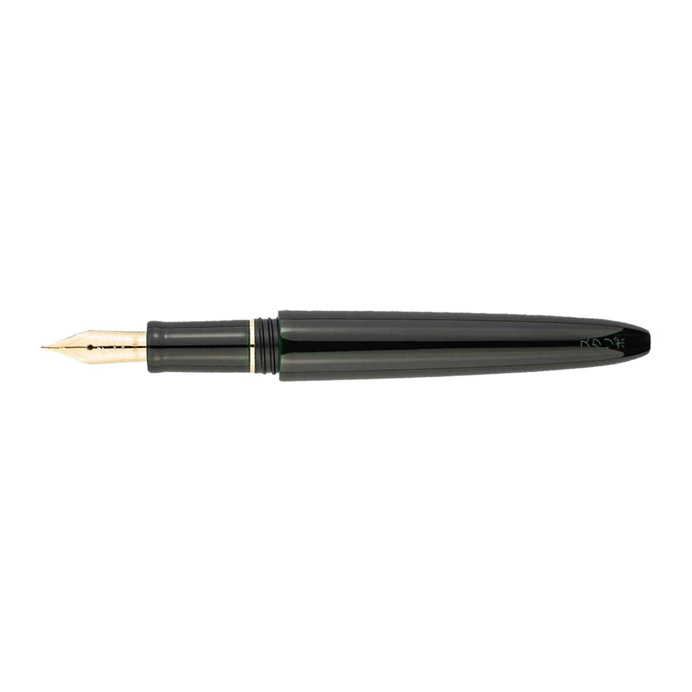 Scribo Piuma Tamenuri 14K Fountain Pen - Hane Kuro & Gold (Limited Edition)