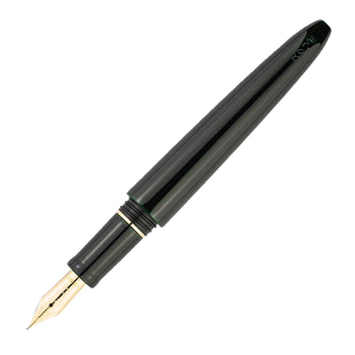 Scribo Piuma Tamenuri 14K Fountain Pen - Hane Kuro & Gold (Limited Edition)