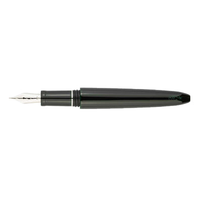 Scribo Piuma Tamenuri 14K Fountain Pen - Hane Kuro & Platinum (Limited Edition)