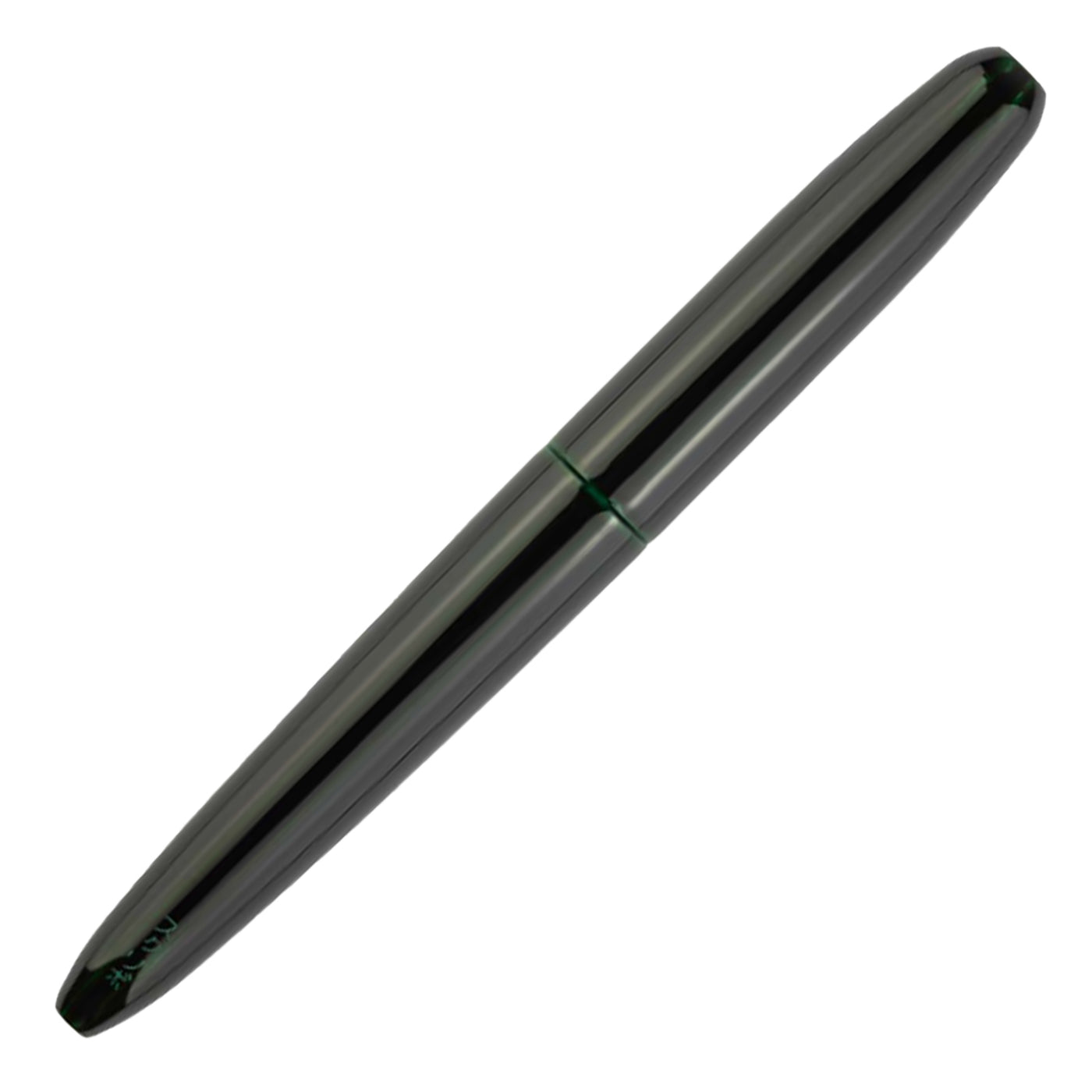 Scribo Piuma Tamenuri 14K Fountain Pen - Hane Kuro & Platinum (Limited Edition)