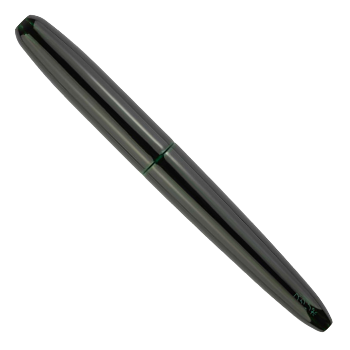 Scribo Piuma Tamenuri 14K Fountain Pen - Hane Kuro & Platinum (Limited Edition)