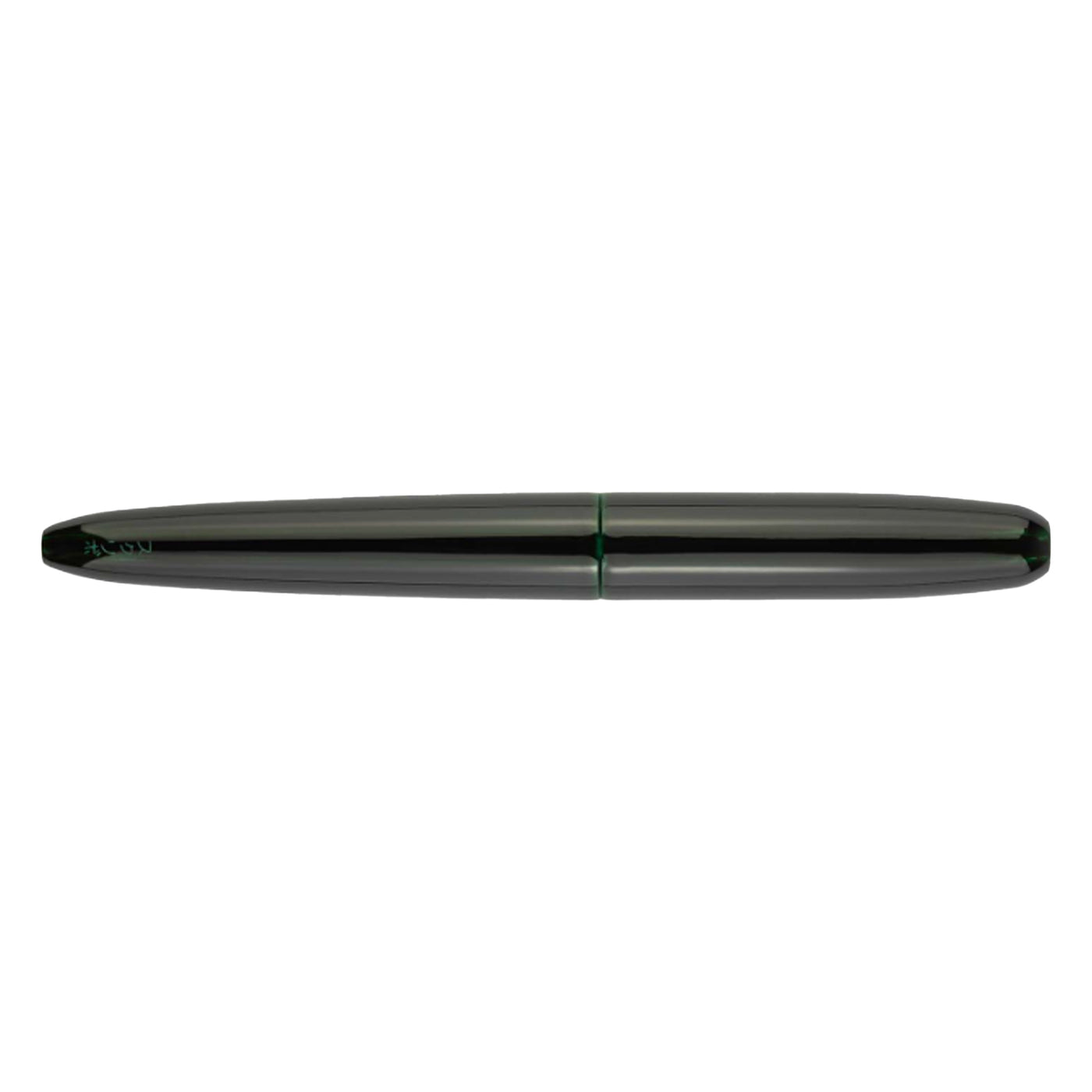 Scribo Piuma Tamenuri 14K Fountain Pen - Hane Kuro & Platinum (Limited Edition)