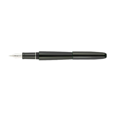 Scribo Piuma Tamenuri 14K Fountain Pen - Hane Kuro & Platinum (Limited Edition)