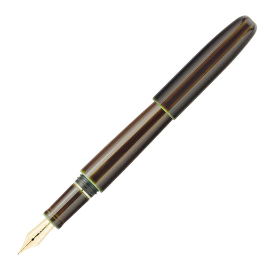 Scribo Piuma Tamenuri 14K Fountain Pen - Hane Toruko & Gold (Limited Edition)