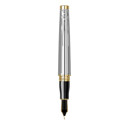Scrikss Heritage Fountain Pen, Chrome GT 6