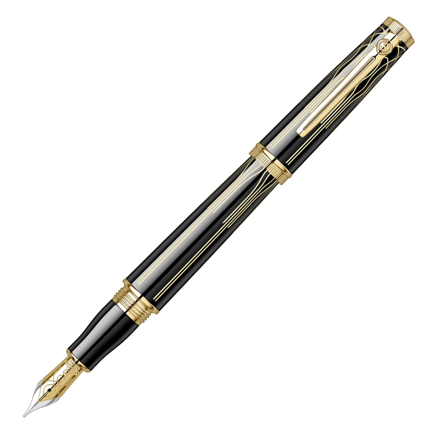 Scrikss Heritage Fountain Pen - Custom Black GT 1
