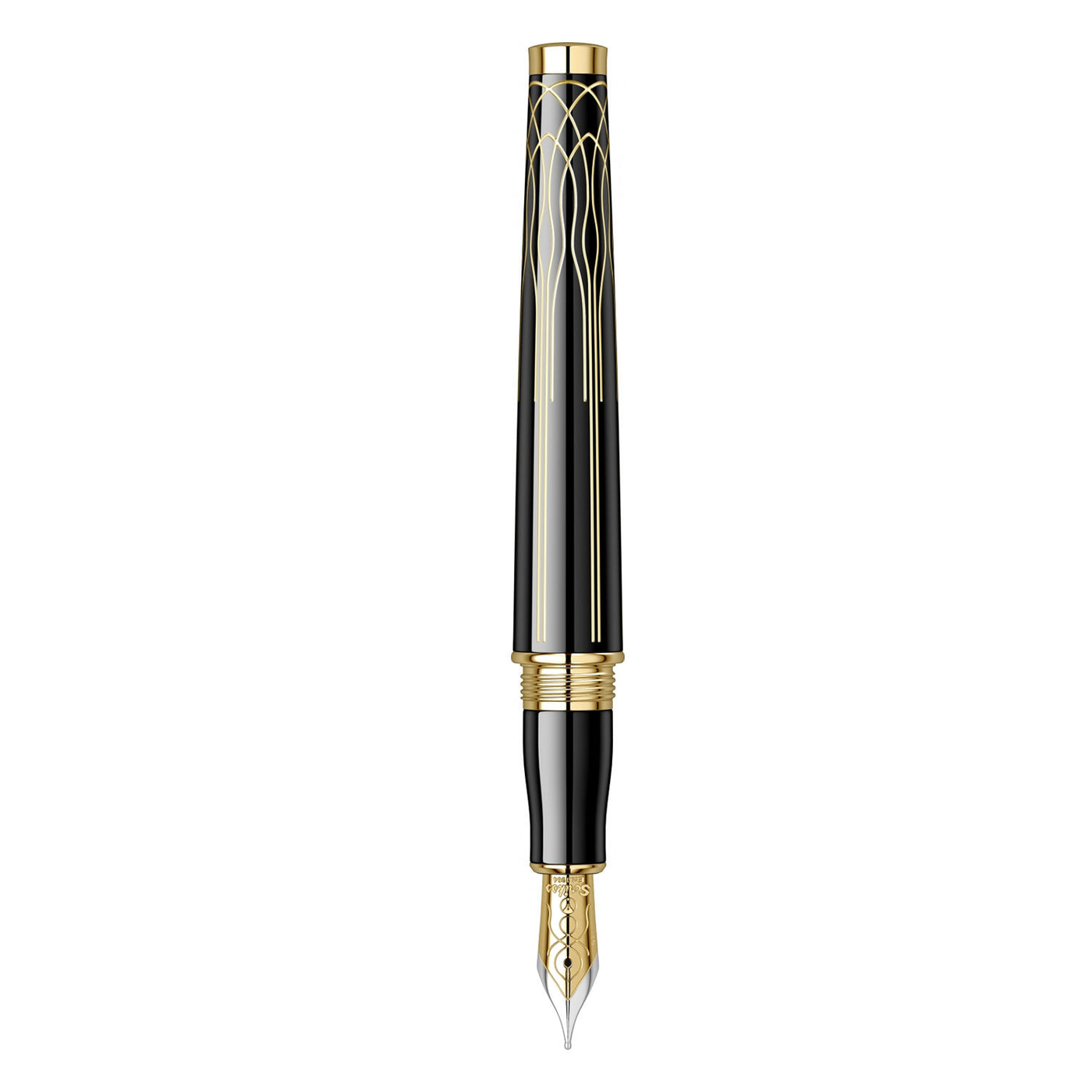 Scrikss Heritage Fountain Pen - Custom Black GT 2