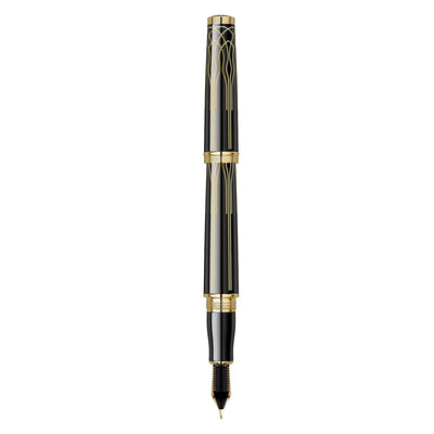 Scrikss Heritage Fountain Pen - Custom Black GT 4