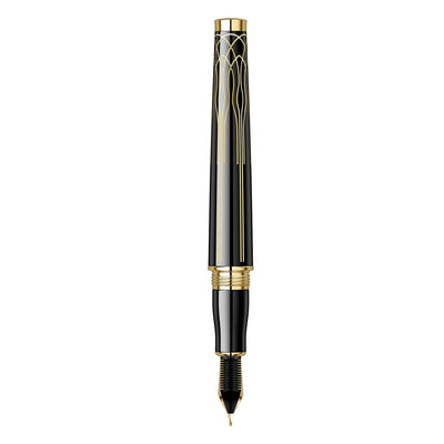 Scrikss Heritage Fountain Pen - Custom Black GT 6