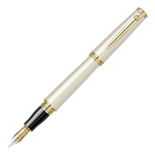 Scrikss Heritage Fountain Pen - White Pearl GT