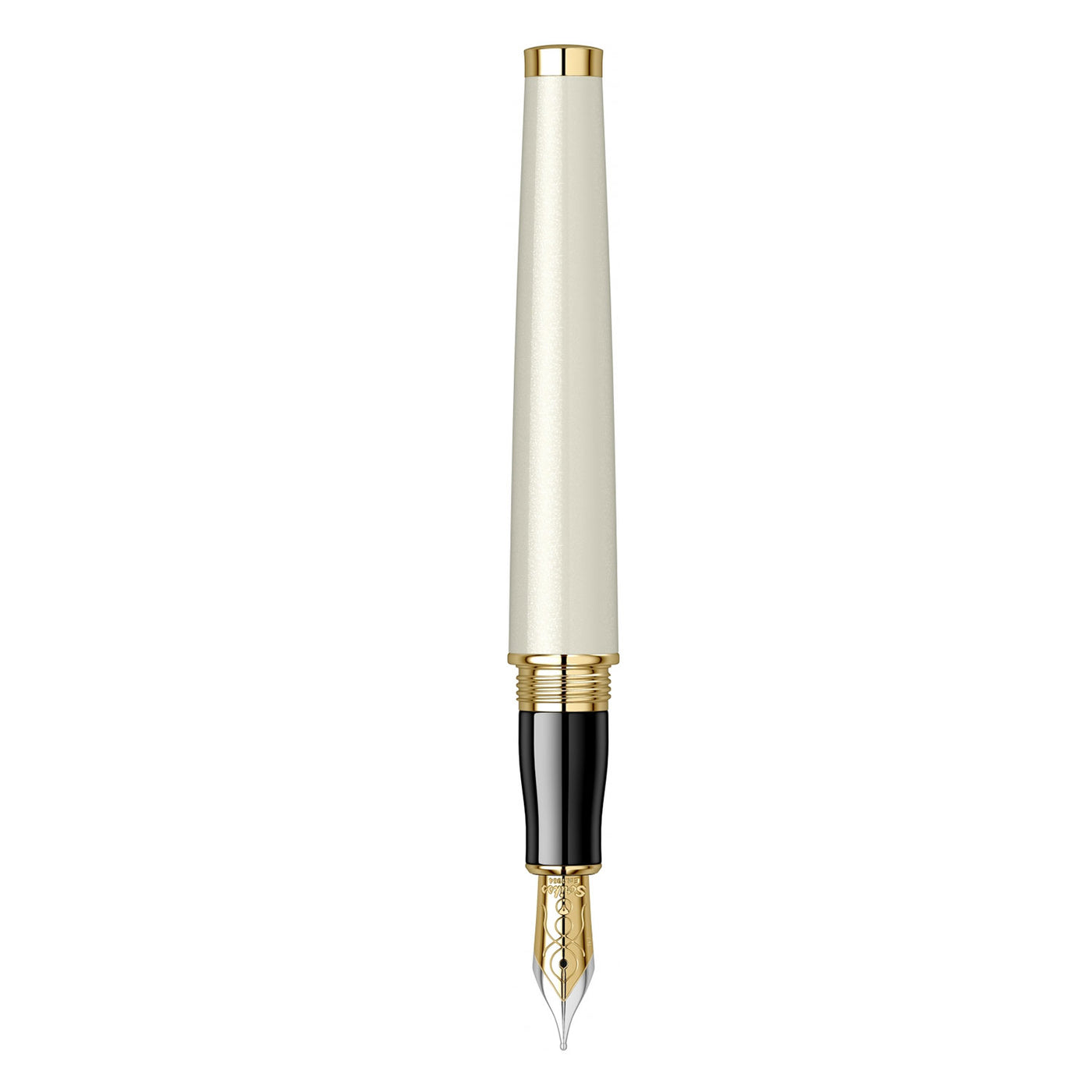 Scrikss Heritage Fountain Pen, White -GT 2