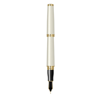 Scrikss Heritage Fountain Pen, White -GT 4