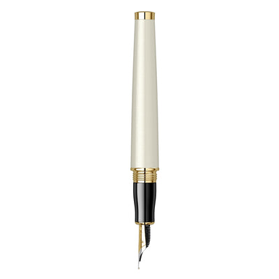 Scrikss Heritage Fountain Pen, White -GT 5