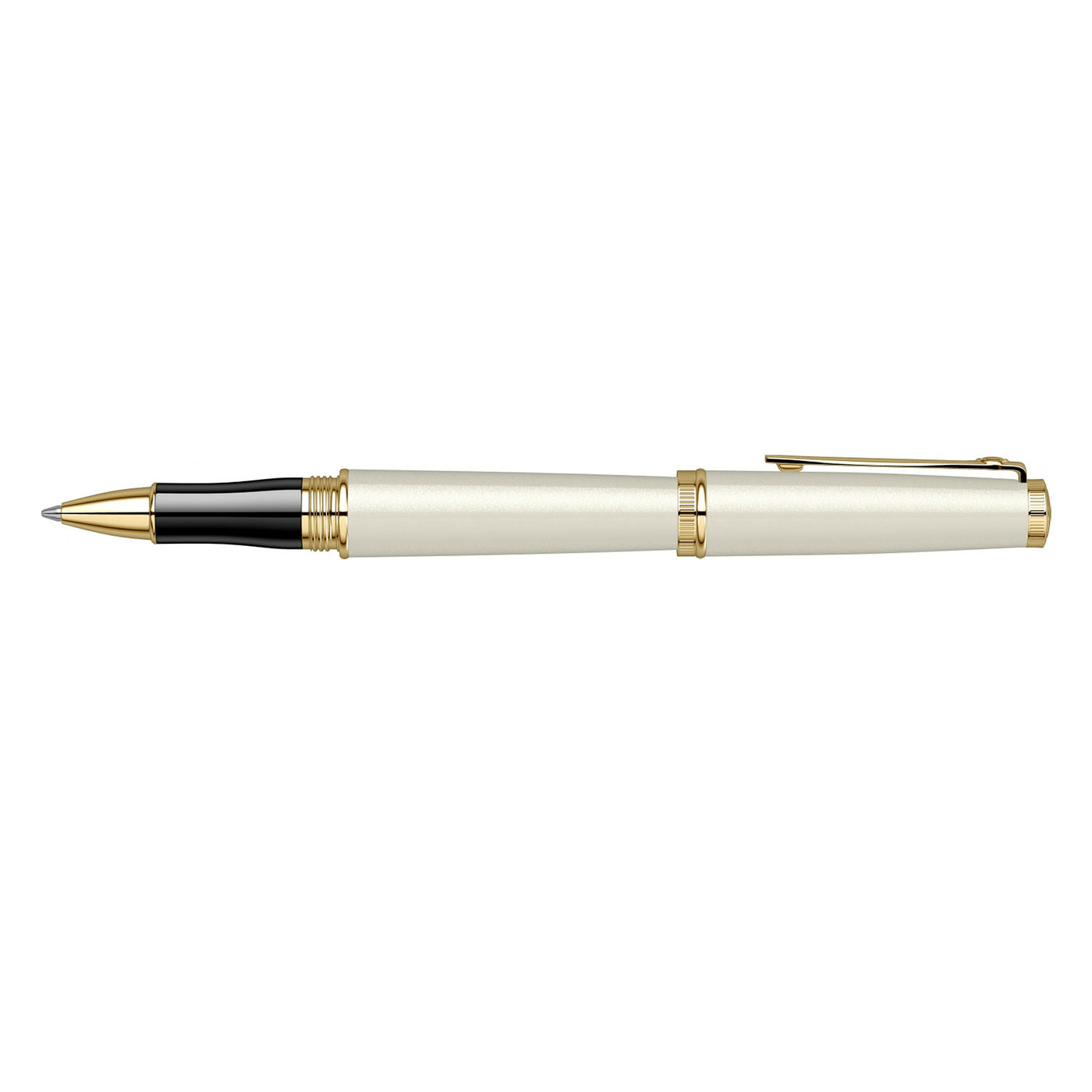Scrikss Heritage Roller Ball Pen  - White Pearl GT 3