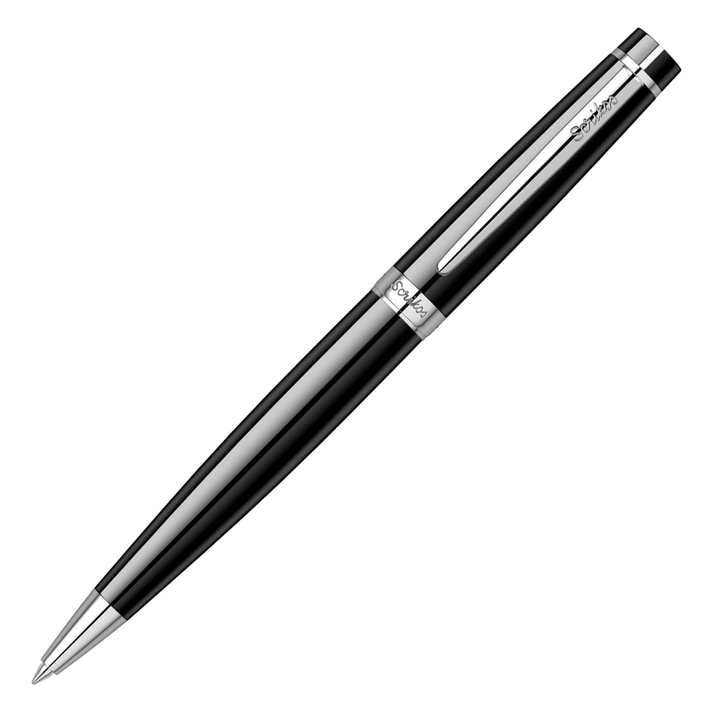 Scrikss Honour 38 Ball Pen - Black CT 1