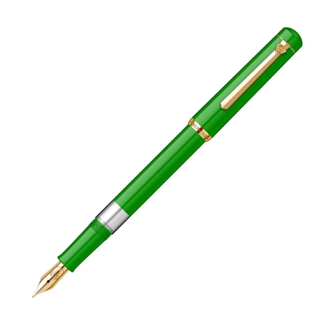 Scrikss 419 Fountain Pen - Green GT 1