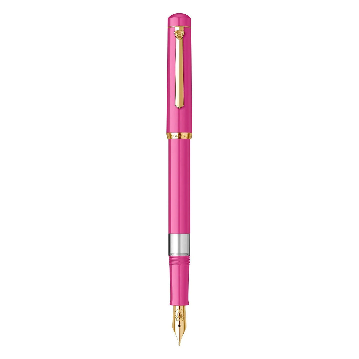 Scrikss 419 Fountain Pen - Pink GT 4