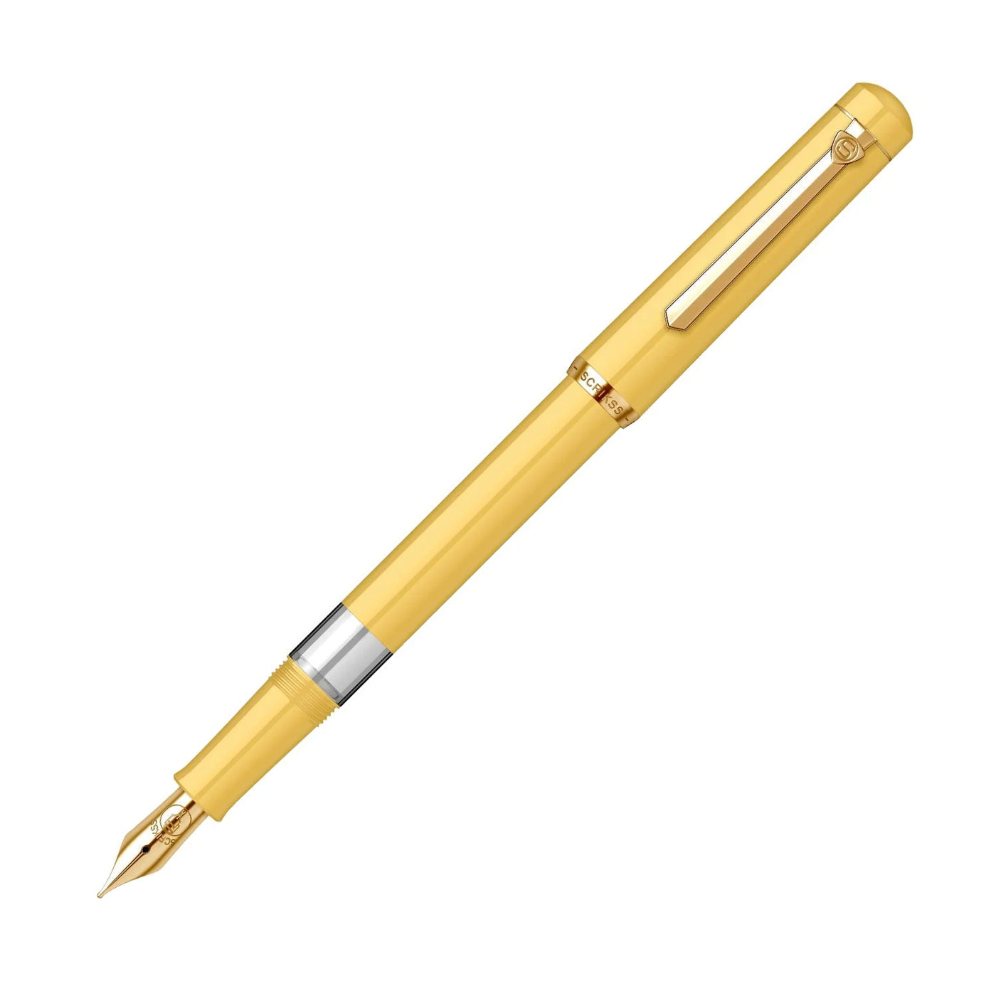 Scrikss 419 Fountain Pen - Yellow GT 1
