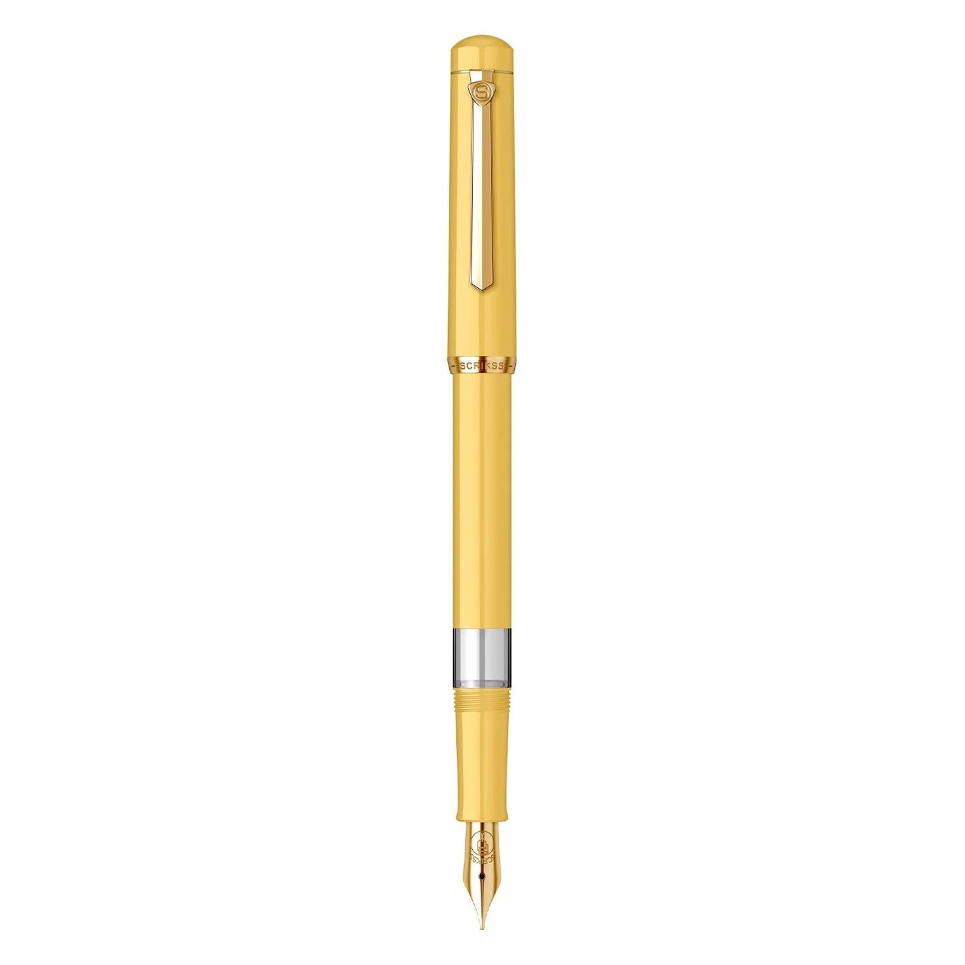 Scrikss 419 Fountain Pen - Yellow GT 4