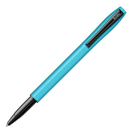 Scrikss Carnaval Roller Ball Pen - Light Blue Neon BT