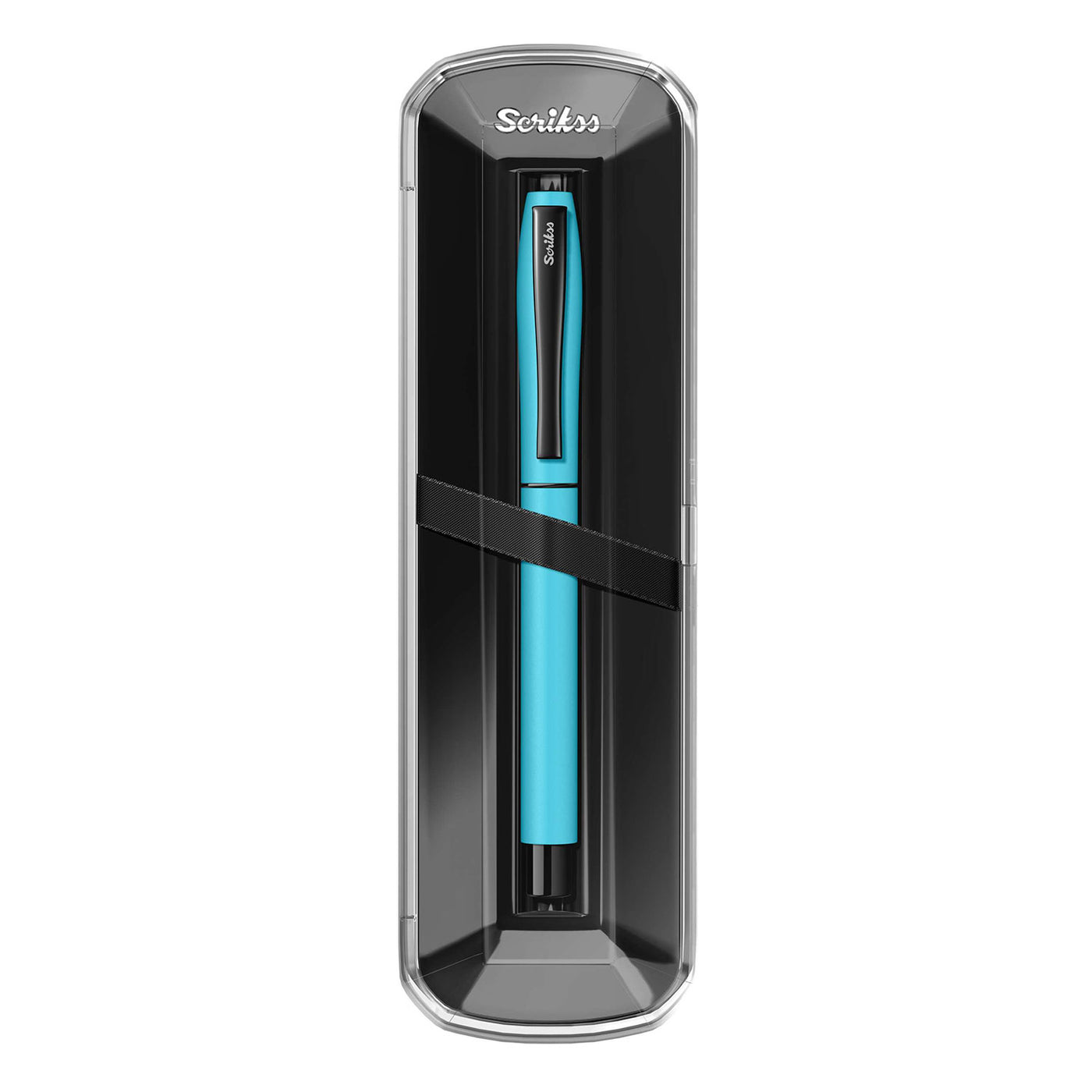 Scrikss Carnaval Roller Ball Pen - Light Blue Neon BT 8