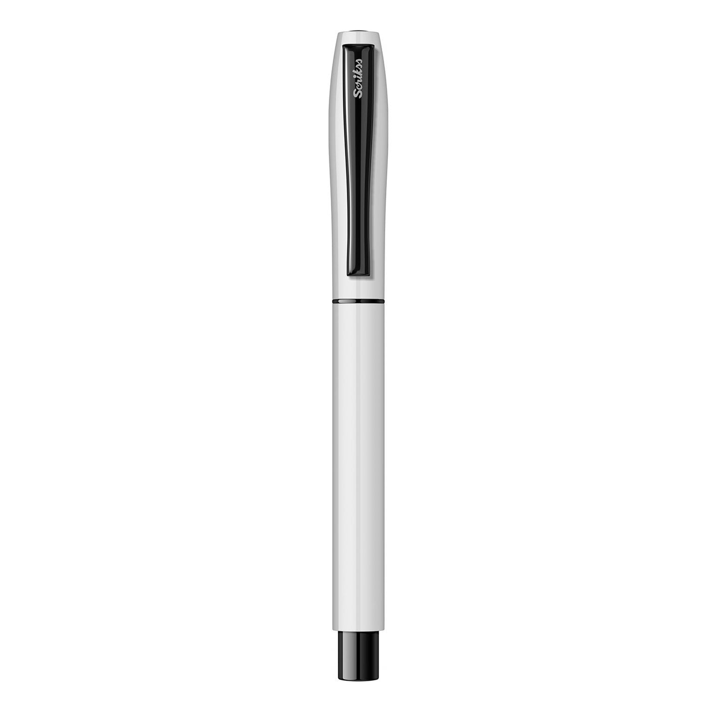 Scrikss Carnaval Roller Ball Pen - White Glossy BT 4