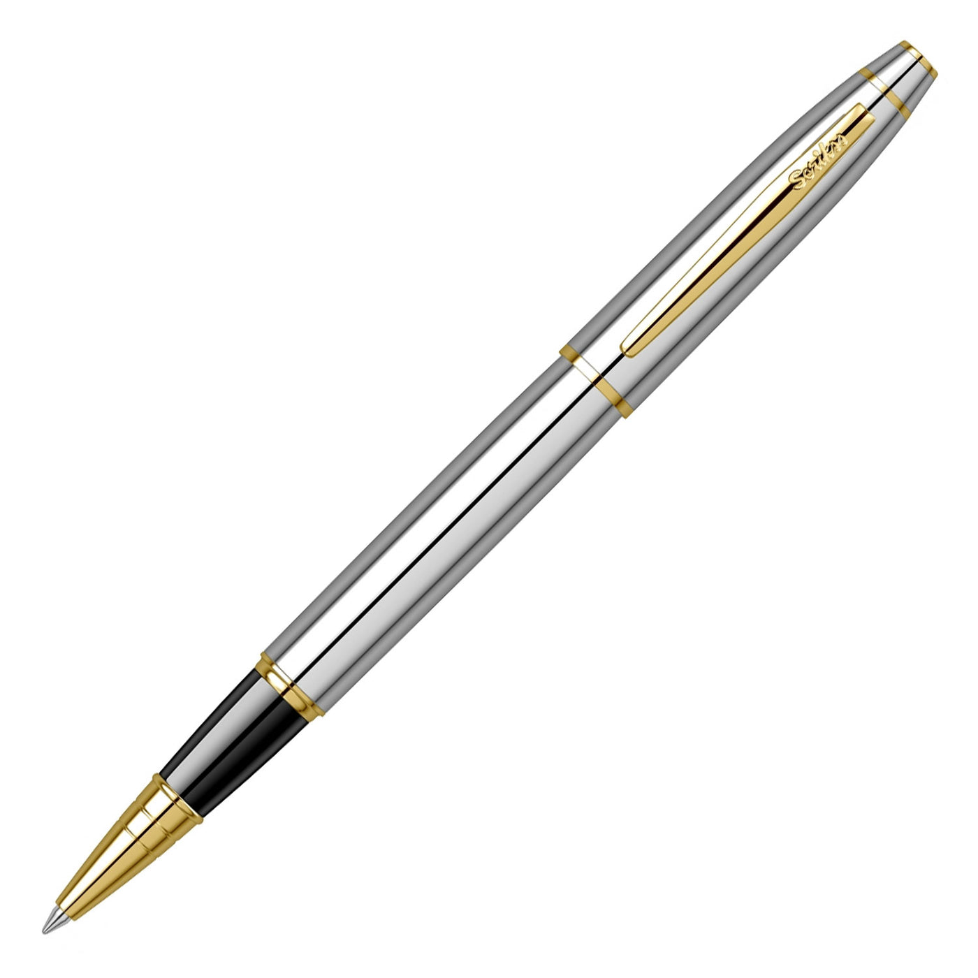 Scrikss Noble 35 Roller Ball Pen - Chrome GT 1