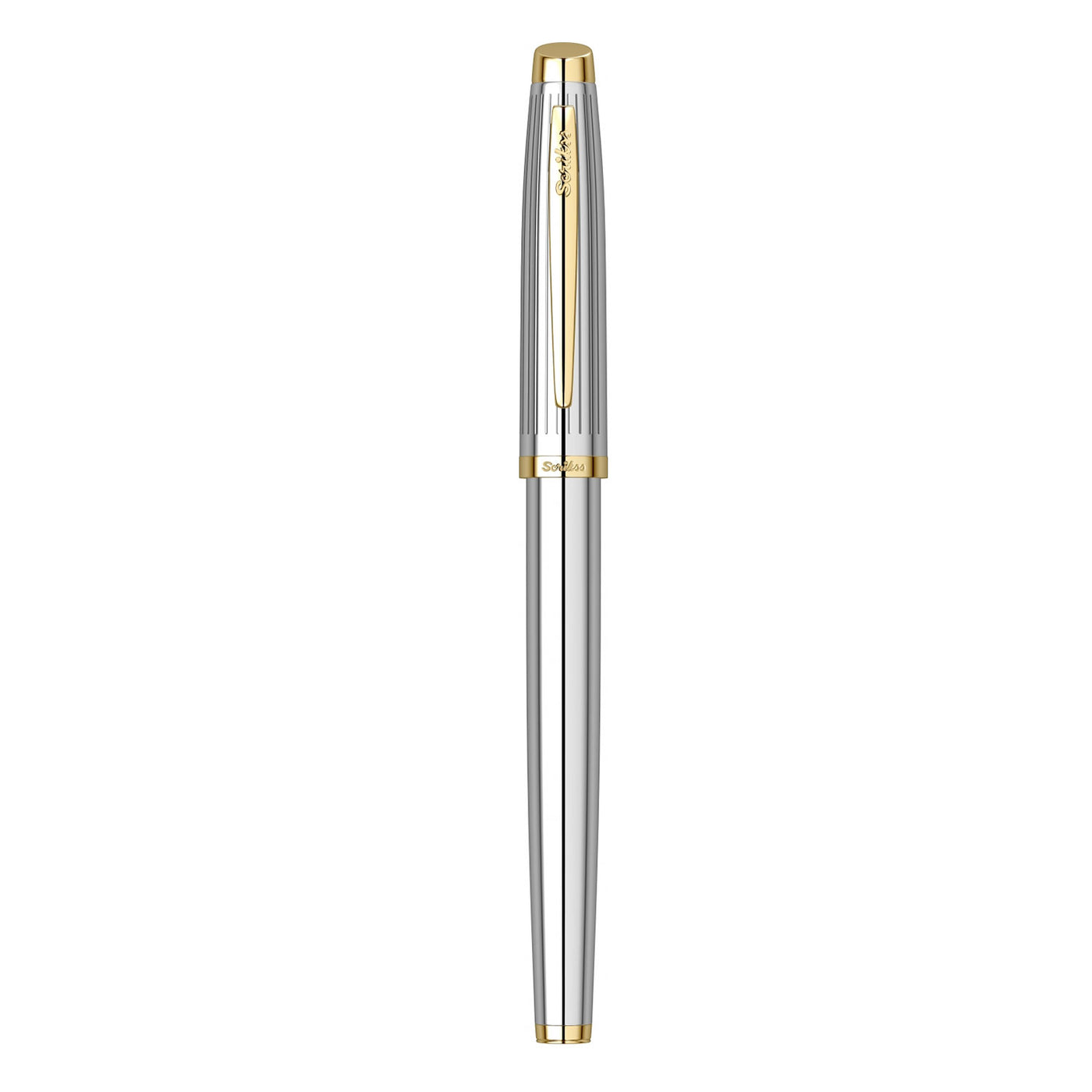 Scrikss Oscar 39 Fountain Pen - Chrome GT 4