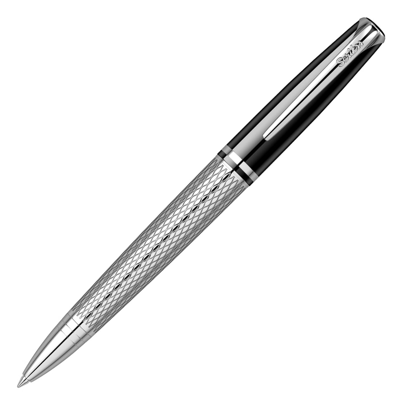 Scrikss Pera 477 Ball Pen - Black Chrome CT 1