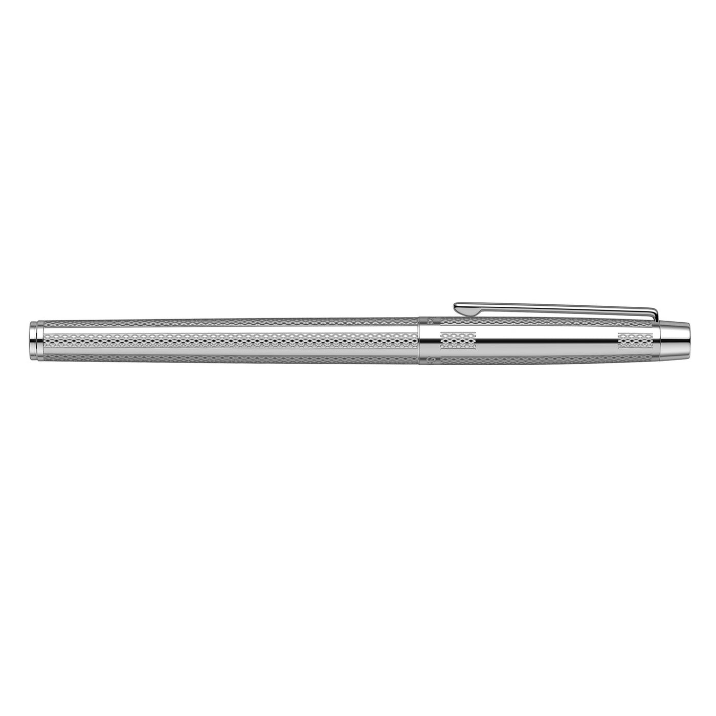 Scrikss Venus 722 Fountain Pen, Chrome / Chrome Trim - Steel Nib 5