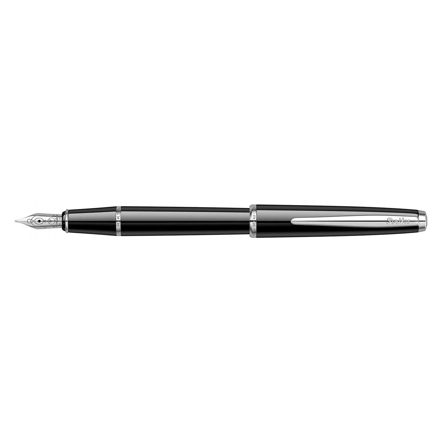 Buy Scrikss Vintage 33 Black CT Fountain Pen|Online at Makoba| Scrikss