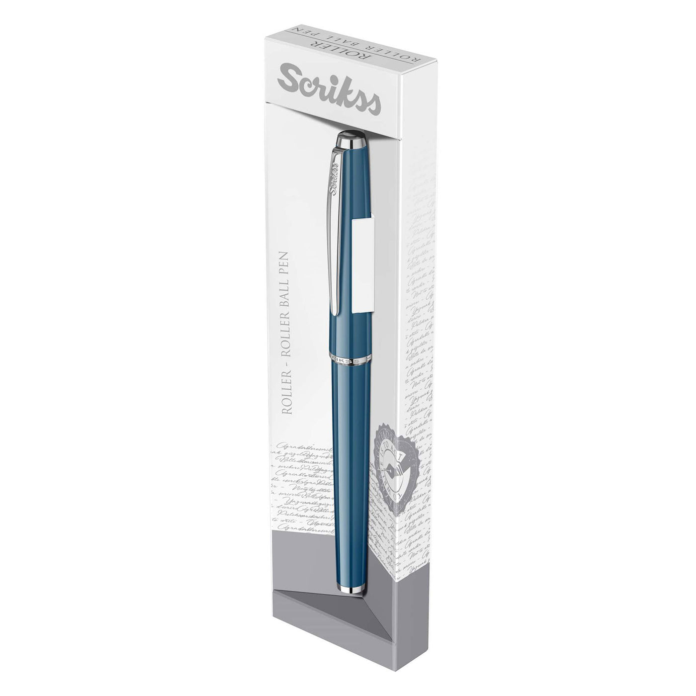 Scrikss Vintage 33 Roller Ball Pen - Navy CT 6