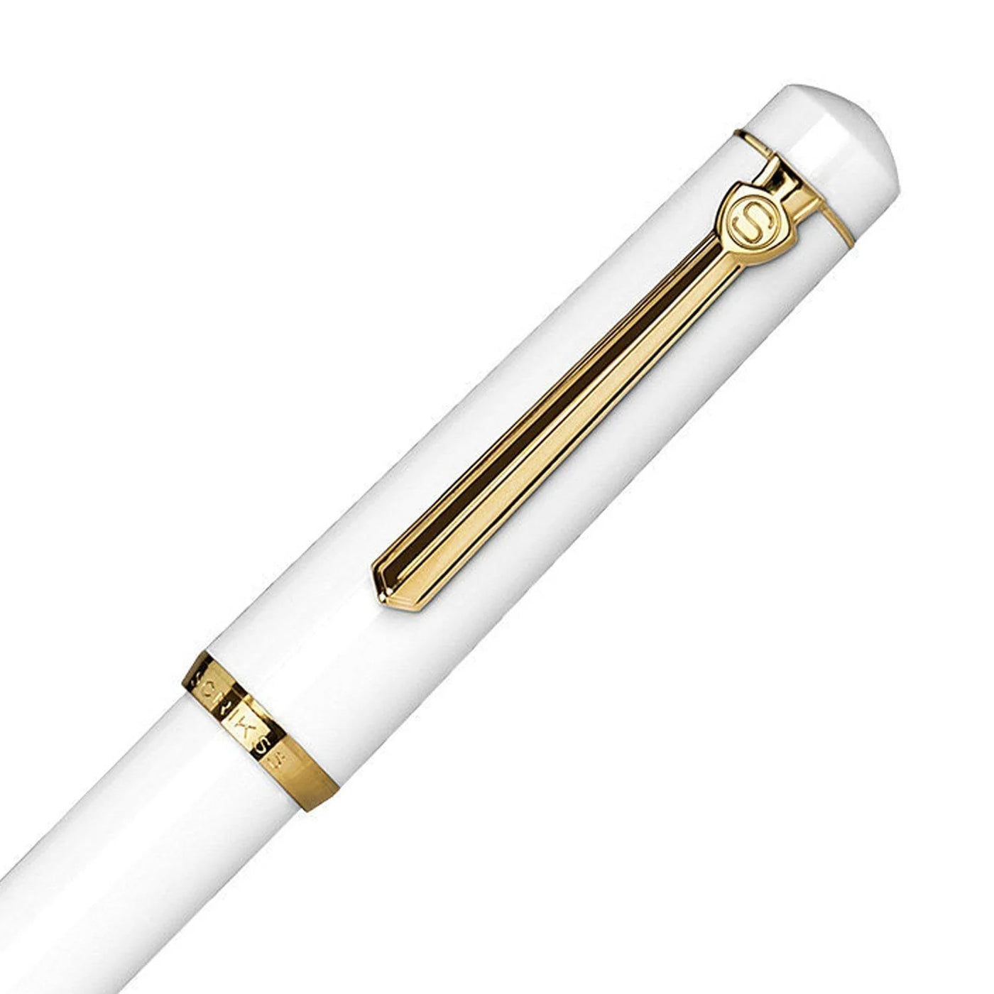 Scrikss 419 Fountain Pen - White GT 3