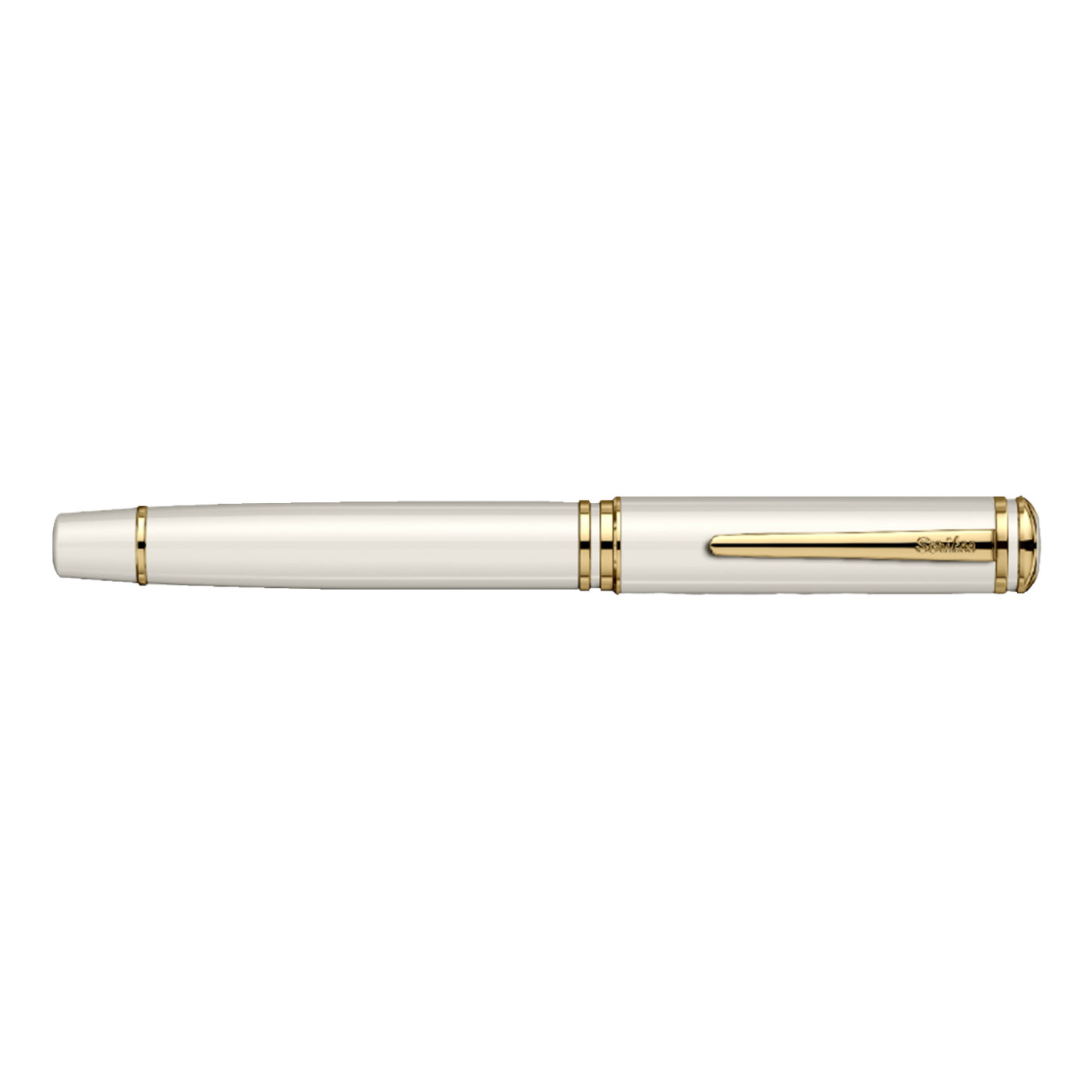 Scrikss Fortune Fountain Pen - White GT